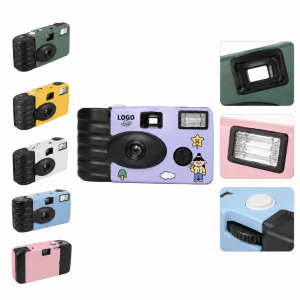 35mm Single-Use Analog Film Camera with Built-in Flash